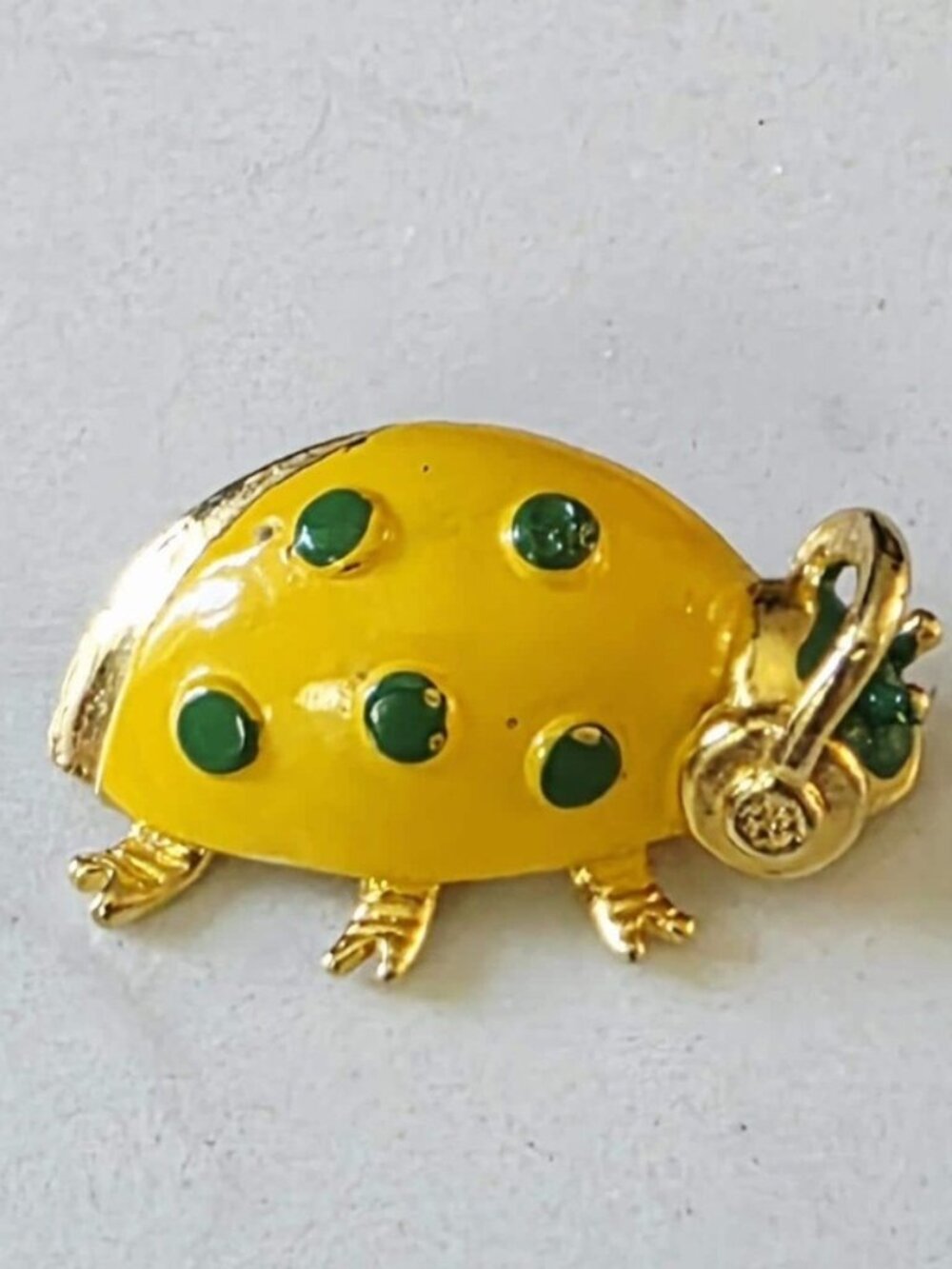 Vintage 1973 "Alan J." Watergate Bug Brooch